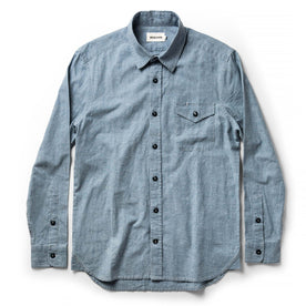 The Cash Shirt in Washed Hemp Chambray: Alternate Image 8