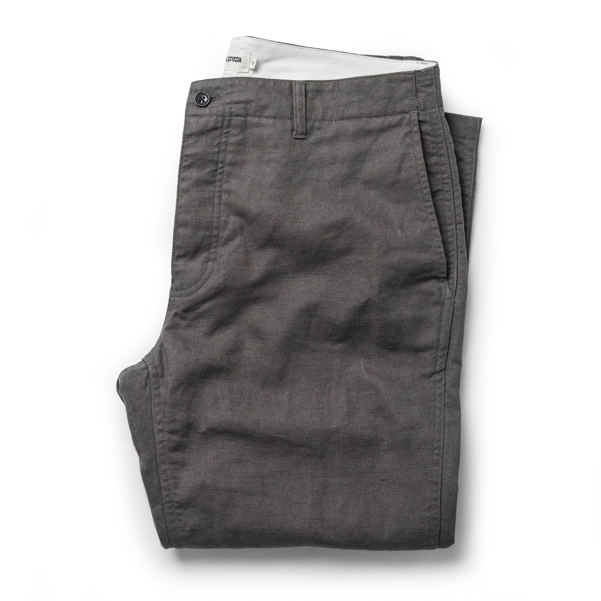 The Gibson Trouser in Gravel: Featured Image, Bottoms by Taylor Stitch