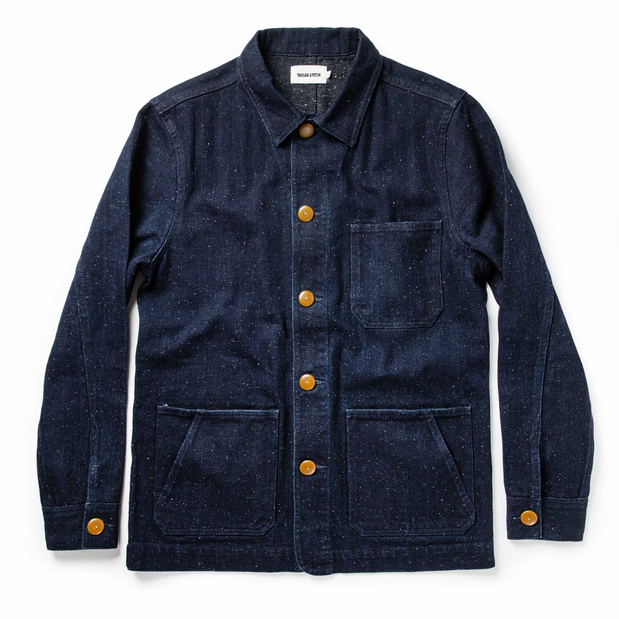 The Ojai Jacket in Indigo Herringbone: Featured Image, Outerwear by Taylor Stitch