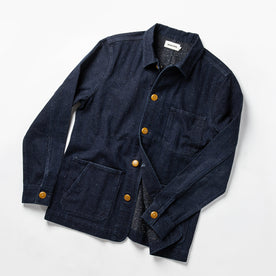 The Ojai Jacket in Indigo Herringbone: Alternate Image 9