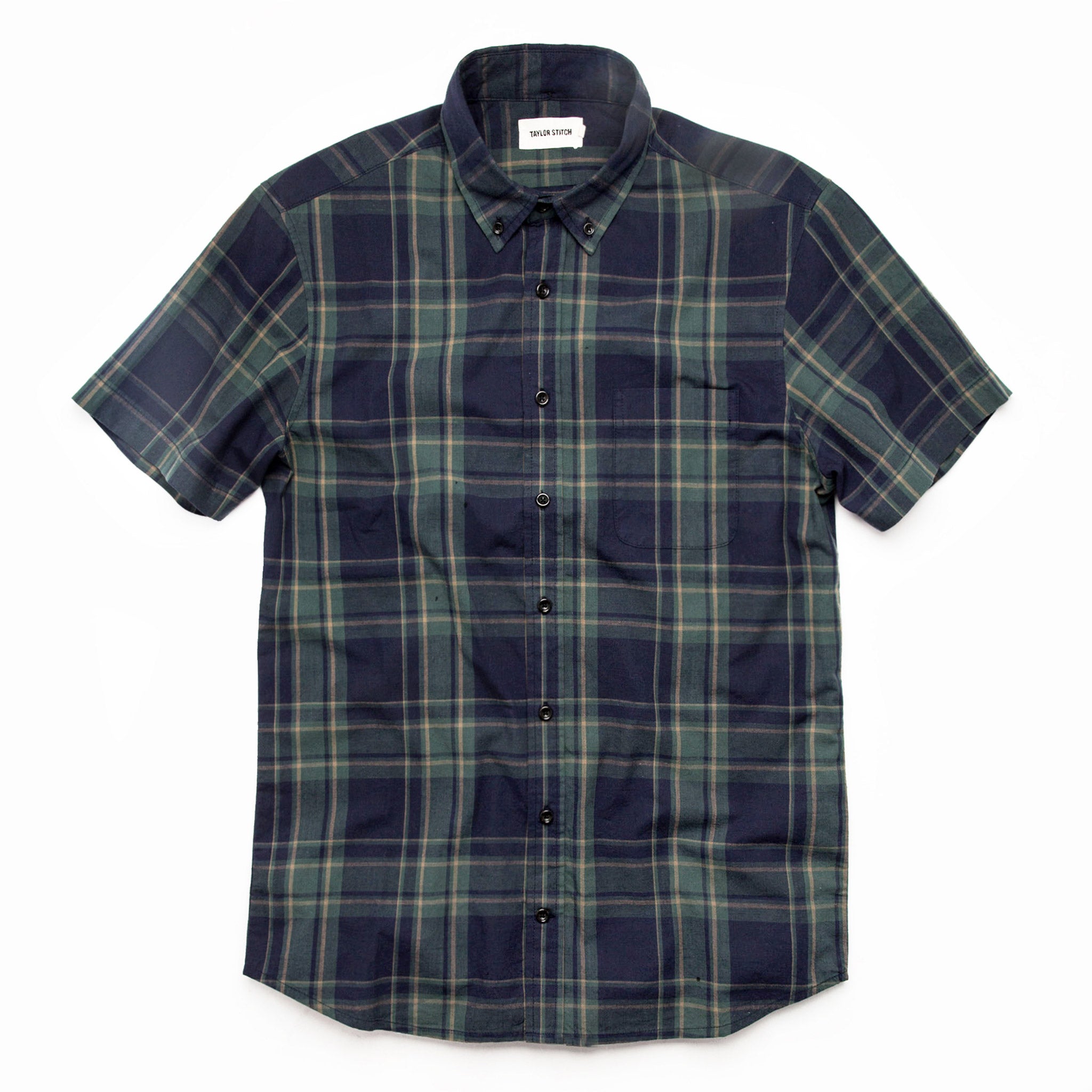 The Short Sleeve Jack in Green Madras: Featured Image, Wovens by Taylor Stitch
