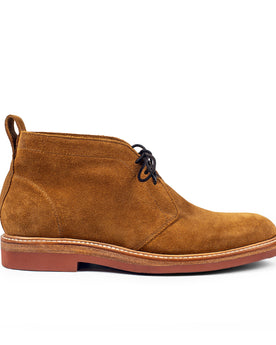 The Unlined Chukka in Butterscotch Weatherproof Suede: Featured Image, Footwear by Taylor Stitch