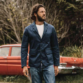 The Gibson Jacket in Light Navy - featured image