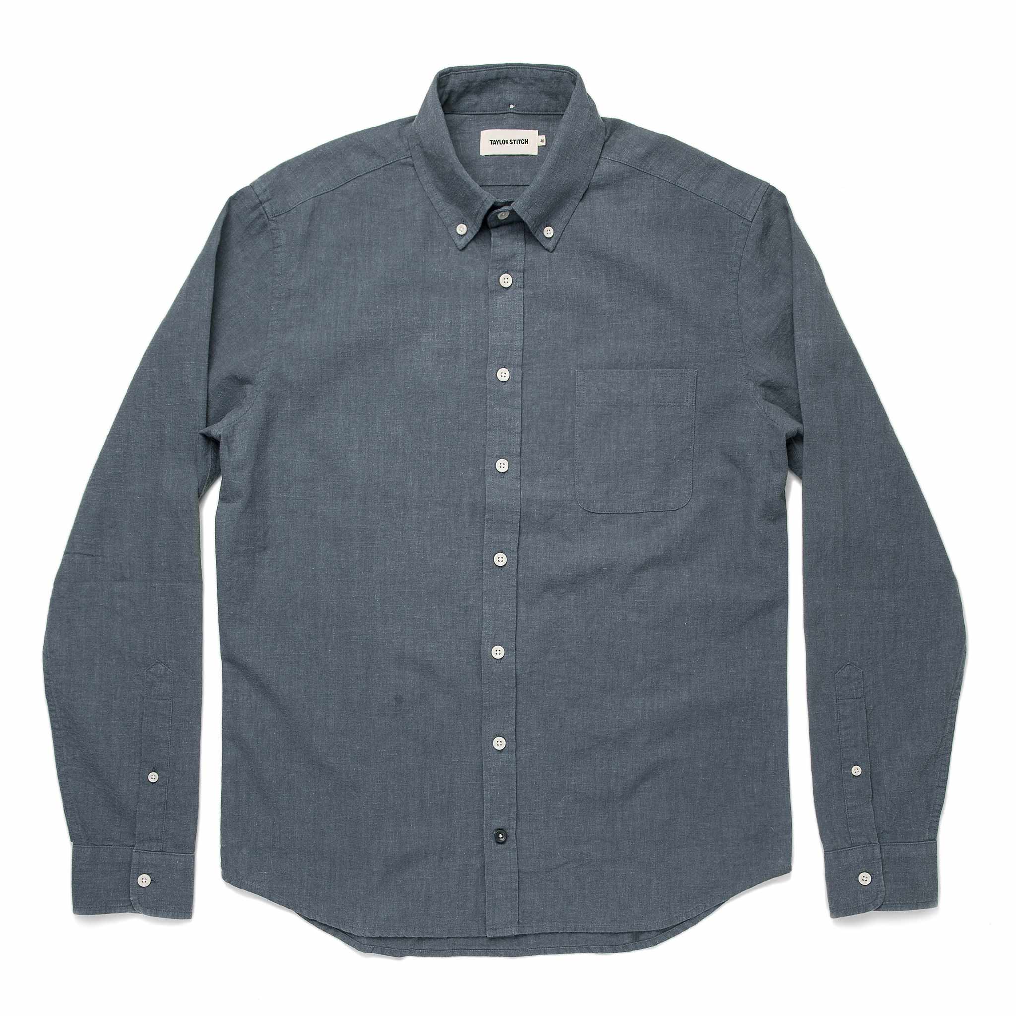 The Jack in Dusty Blue Hemp: Alternate Image 7, Wovens by Taylor Stitch