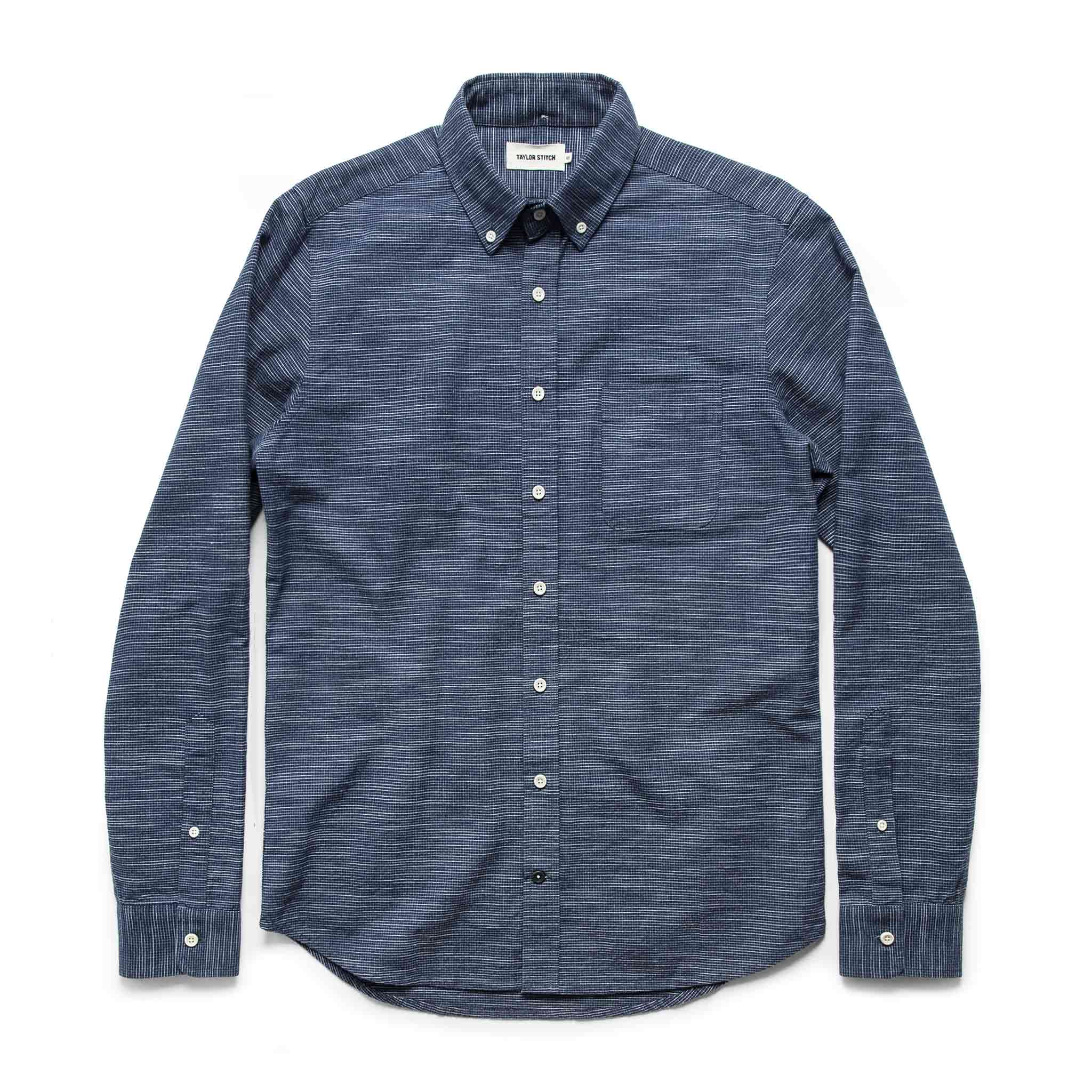 The Jack in Navy Slub Check: Alternate Image 9, Wovens by Taylor Stitch