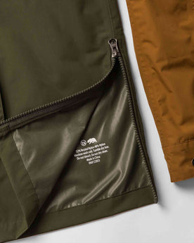 The Powder Jacket in British Khaki & Olive, Outerwear by Taylor Stitch