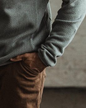 The Pack Pullover in Slate Grid Fleece: Alternate Image 4, Knits by Taylor Stitch