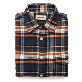 The Crater Shirt in Navy Plaid - featured image
