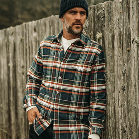 The Crater Shirt in Navy Plaid - featured image