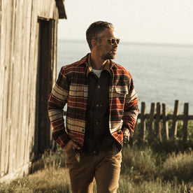 The Crater Shirt in Rust Plaid - featured image