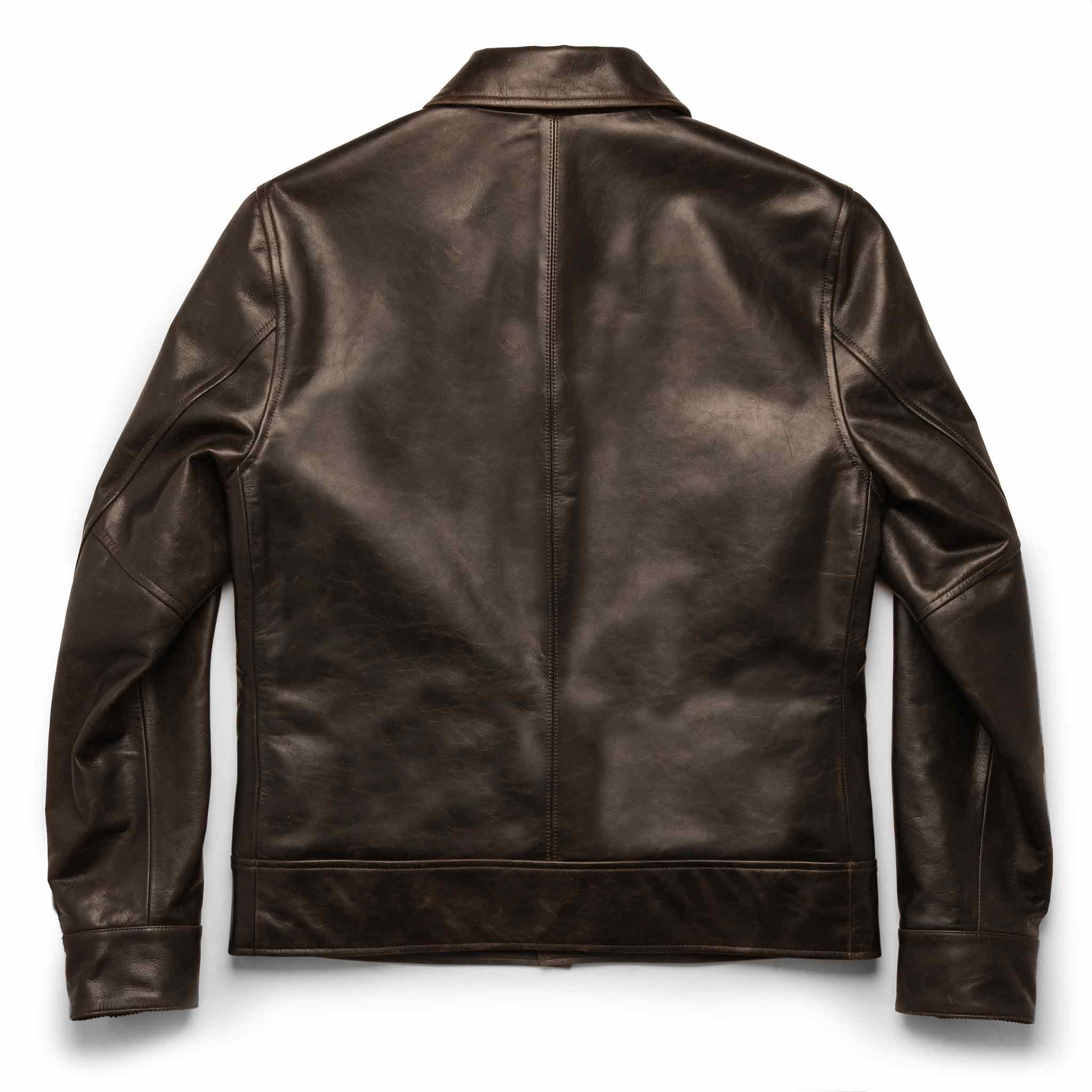The Cuyama Jacket in Cola Leather: Alternate Image 12, Outerwear by Taylor Stitch
