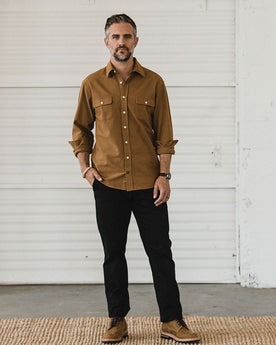 The Yosemite Shirt in British Khaki: Alternate Image 2, Wovens by Taylor Stitch