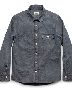 The Moto Utility Shirt in Indigo Pindot: Alternate Image 8, Wovens by Taylor Stitch