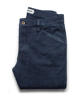 The Camp Pant in Indigo Boss Duck: Featured Image, Bottoms by Taylor Stitch