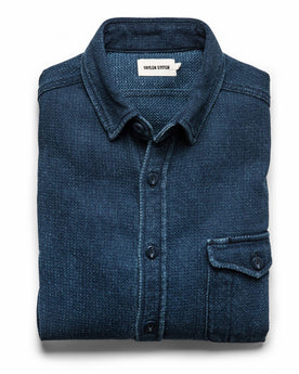 The Cash Shirt in Indigo Sashiko: Featured Image, Wovens by Taylor Stitch