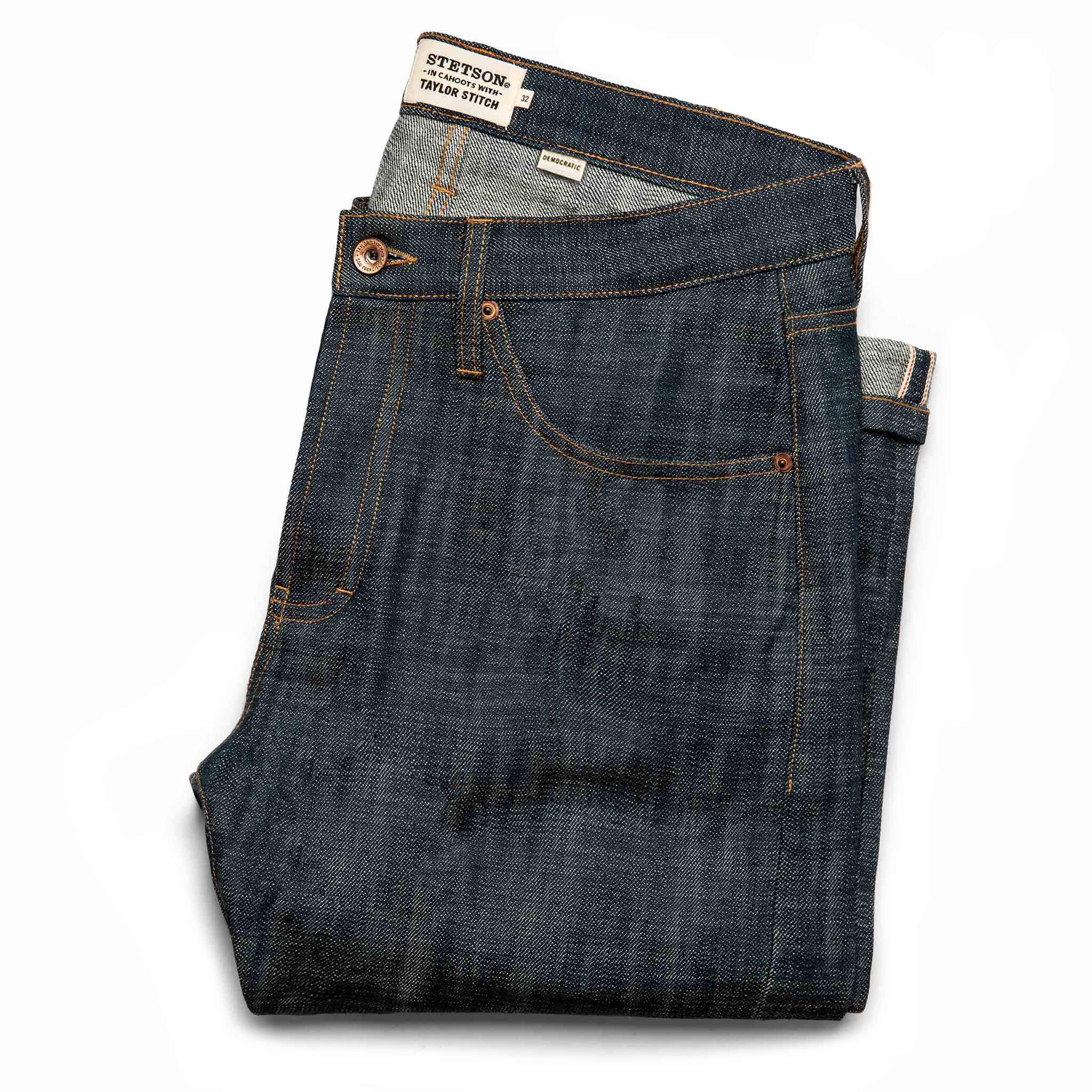 The Democratic Jean in Green Cast Selvage: Featured Image, Denim by Taylor Stitch