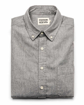 The Jack in Washed Charcoal Dobby: Featured Image, Wovens by Taylor Stitch