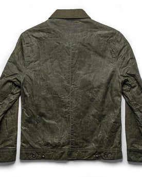The Lined Long Haul Jacket in Olive Waxed Canvas: Alternate Image 12, Outerwear by Taylor Stitch