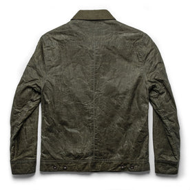 The Lined Long Haul Jacket in Olive Waxed Canvas: Alternate Image 12