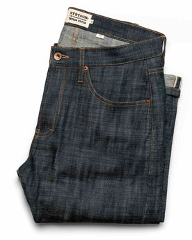 The Slim Jean in Green Cast Selvage: Featured Image, Denim by Taylor Stitch