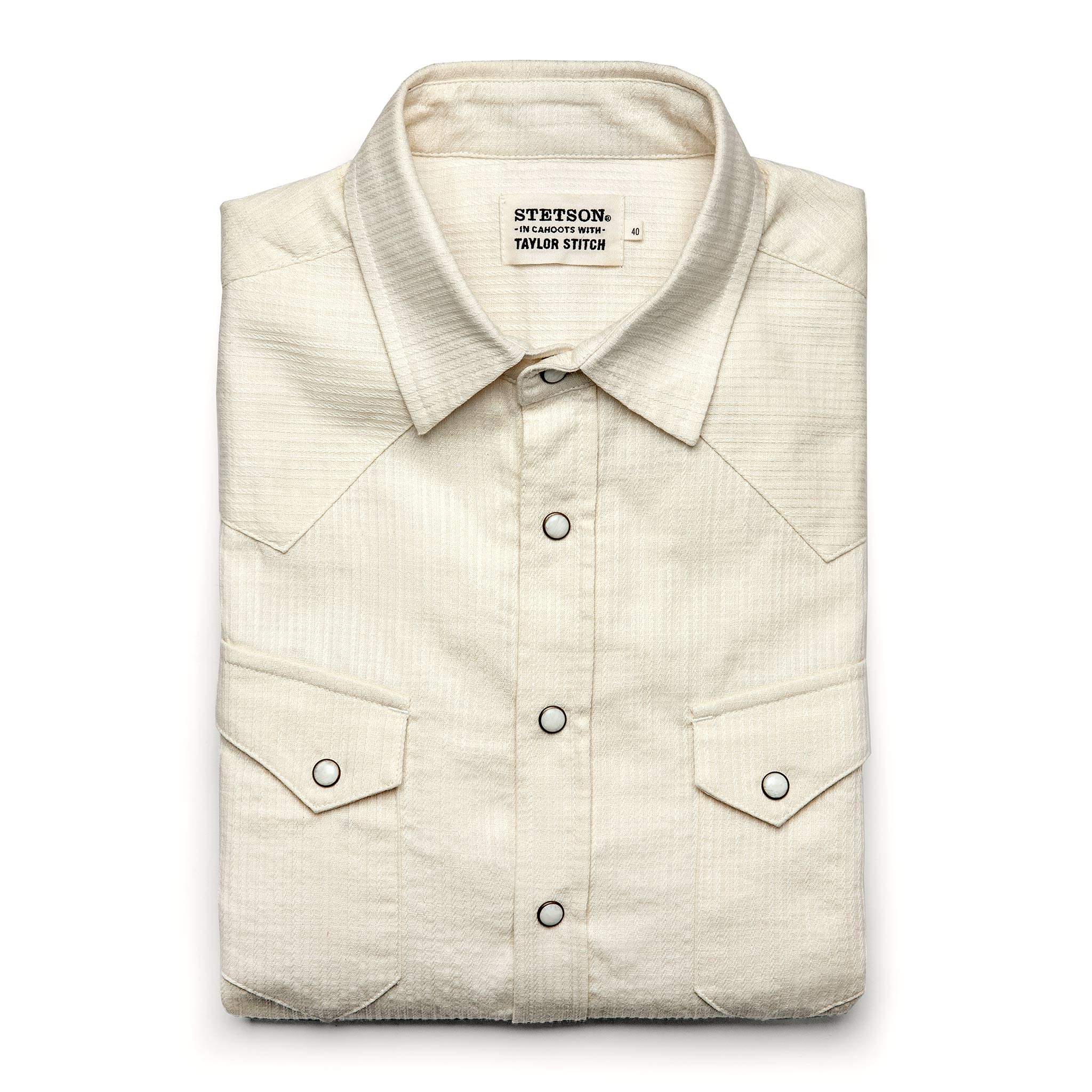 The Western Shirt in Natural Corded Denim: Featured Image, Wovens by Taylor Stitch