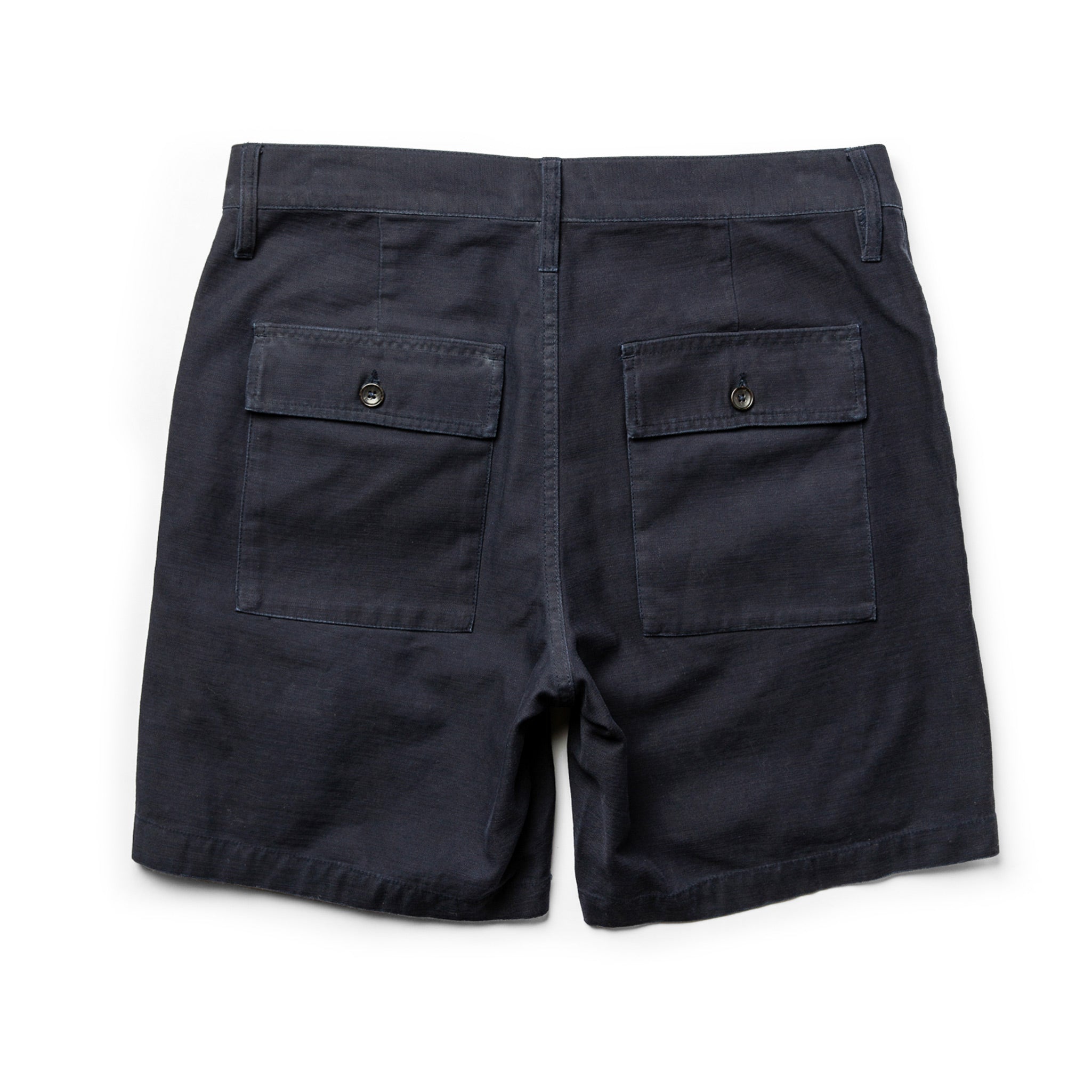 The Trail Short in Navy Slub Sateen: Alternate Image 9, Shorts by Taylor Stitch
