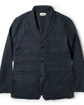 The Emerson Jacket in Navy Double Cloth: Featured Image, Outerwear by Taylor Stitch