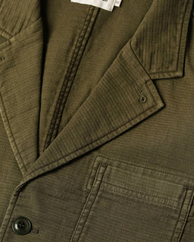 material shot of chest, Outerwear by Taylor Stitch