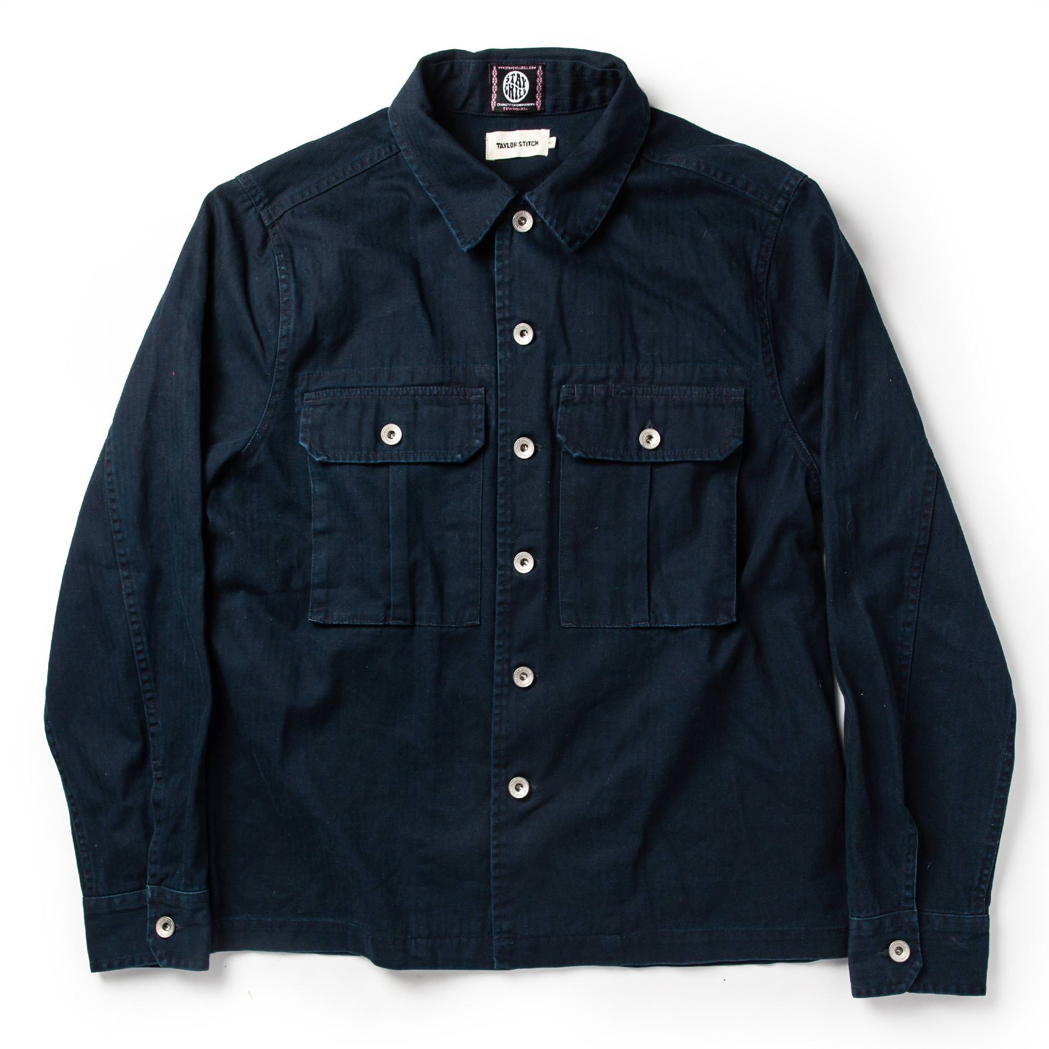 front flatay of The HBT Jacket by Stay ChillBill, Outerwear by Taylor Stitch