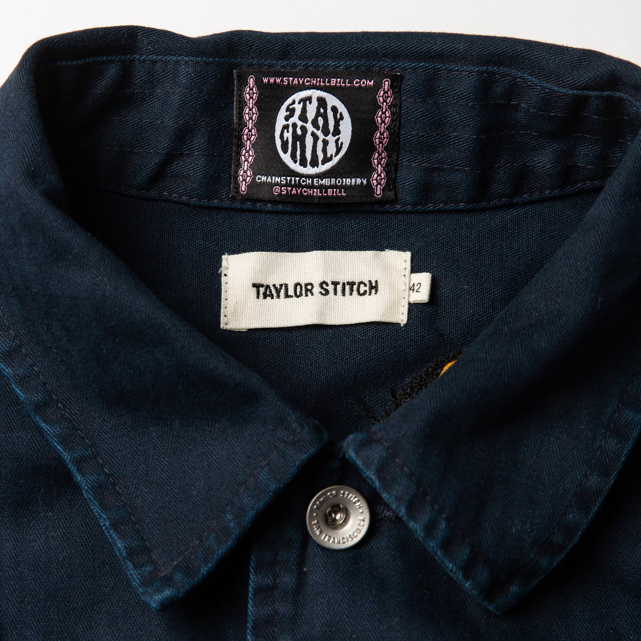 material shot of collar, Outerwear by Taylor Stitch