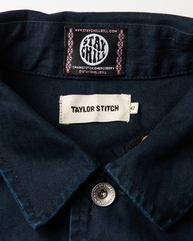 material shot of collar, Outerwear by Taylor Stitch