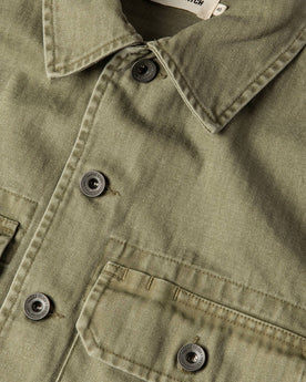 material shot of chest, Outerwear by Taylor Stitch