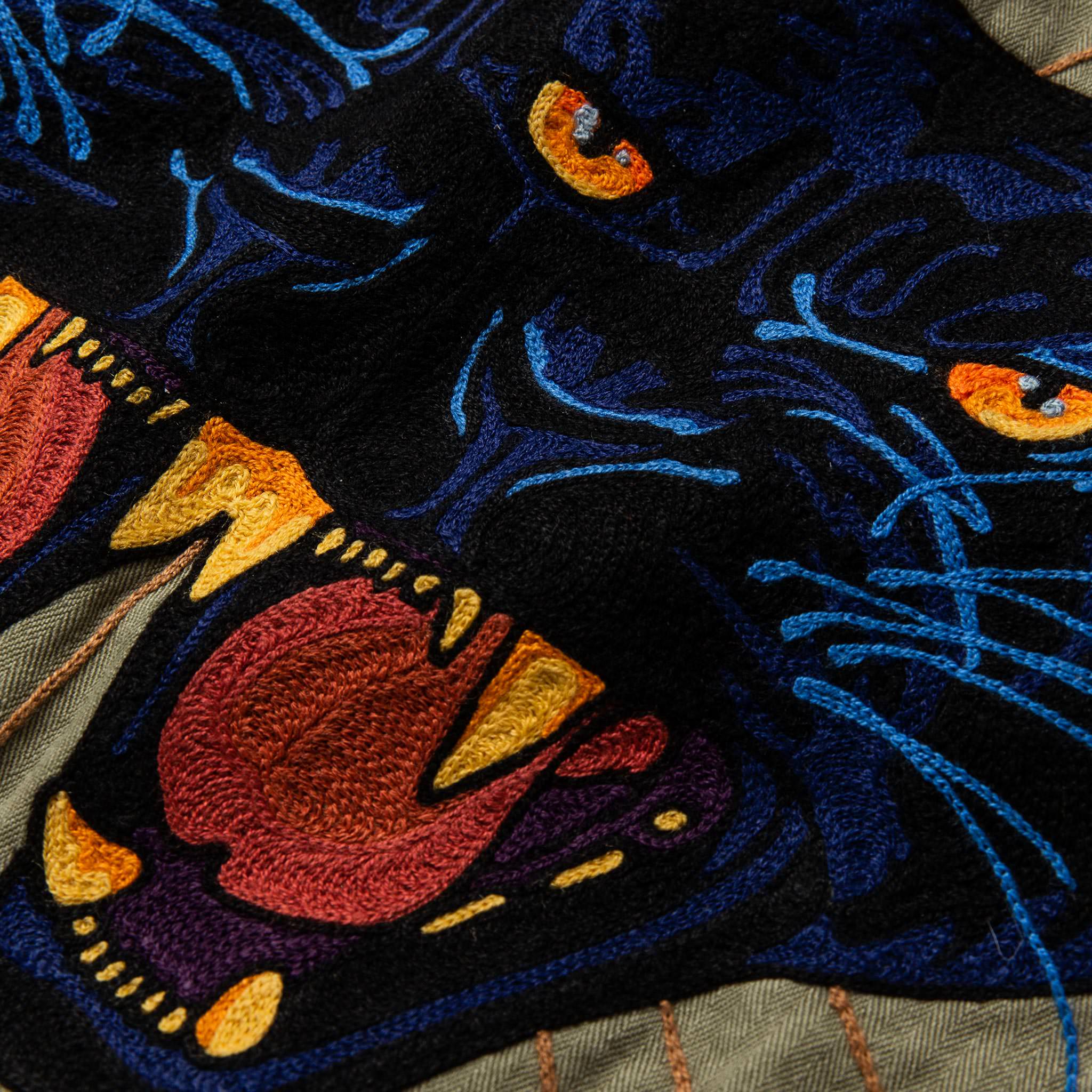 close up material shot of stitching, Outerwear by Taylor Stitch