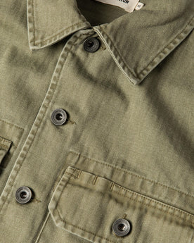 material shot of chest, Outerwear by Taylor Stitch