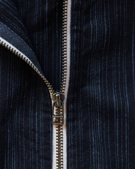 material shot of zipper, Outerwear by Taylor Stitch