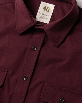 material shot of chest, Wovens by Taylor Stitch