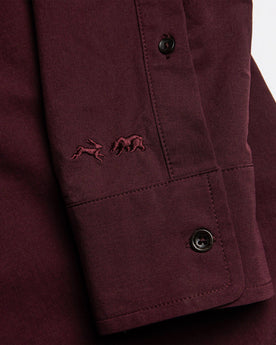 material shot of sleeve, Wovens by Taylor Stitch