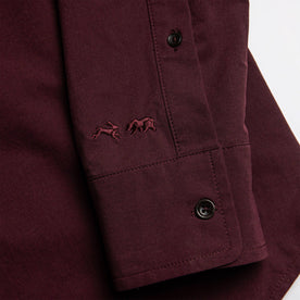 material shot of sleeve