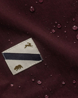 material shot of water beading on fabric, Wovens by Taylor Stitch