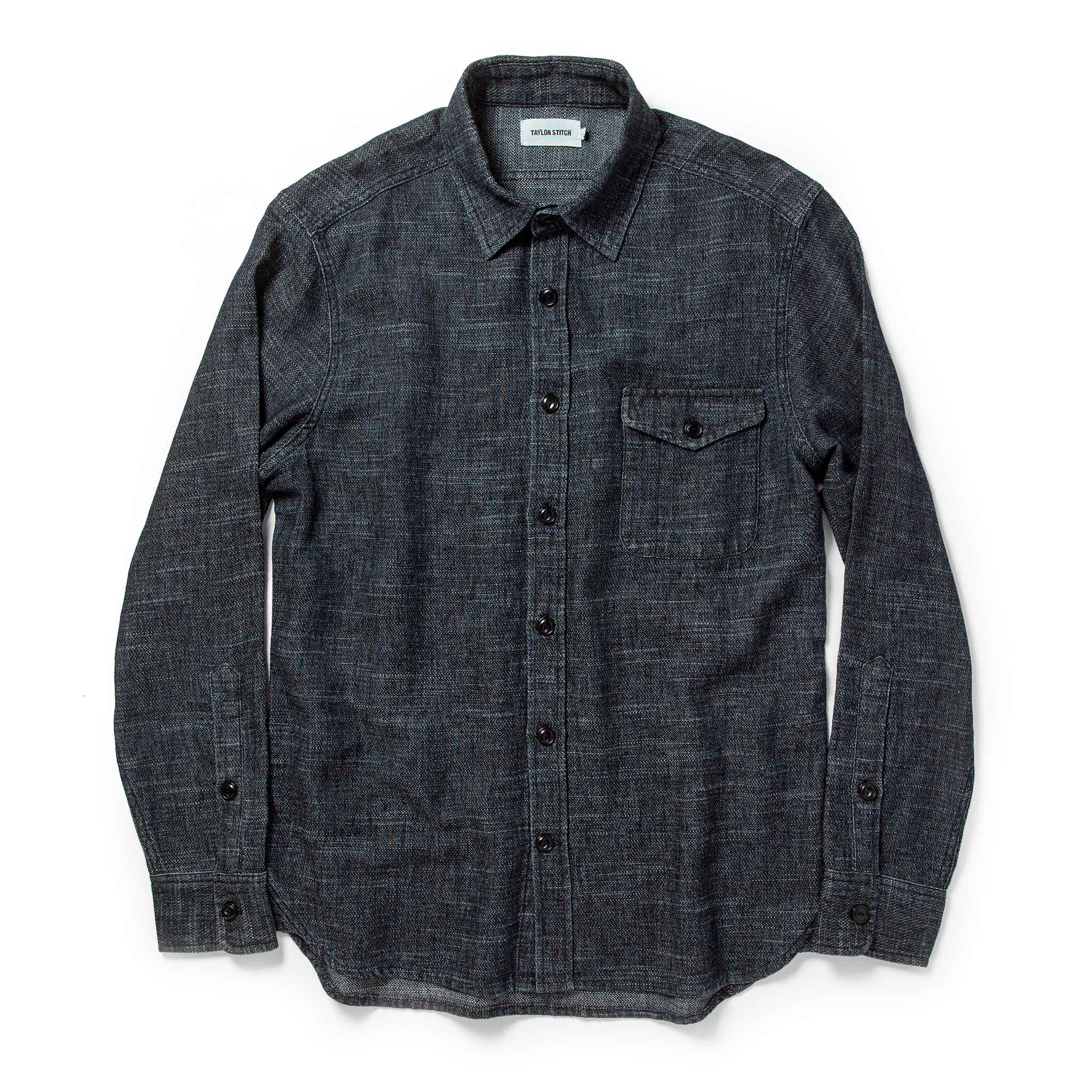 The Cash Shirt in Indigo Hemp: Alternate Image 8, Wovens by Taylor Stitch