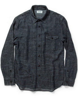 The Cash Shirt in Indigo Hemp: Alternate Image 8, Wovens by Taylor Stitch