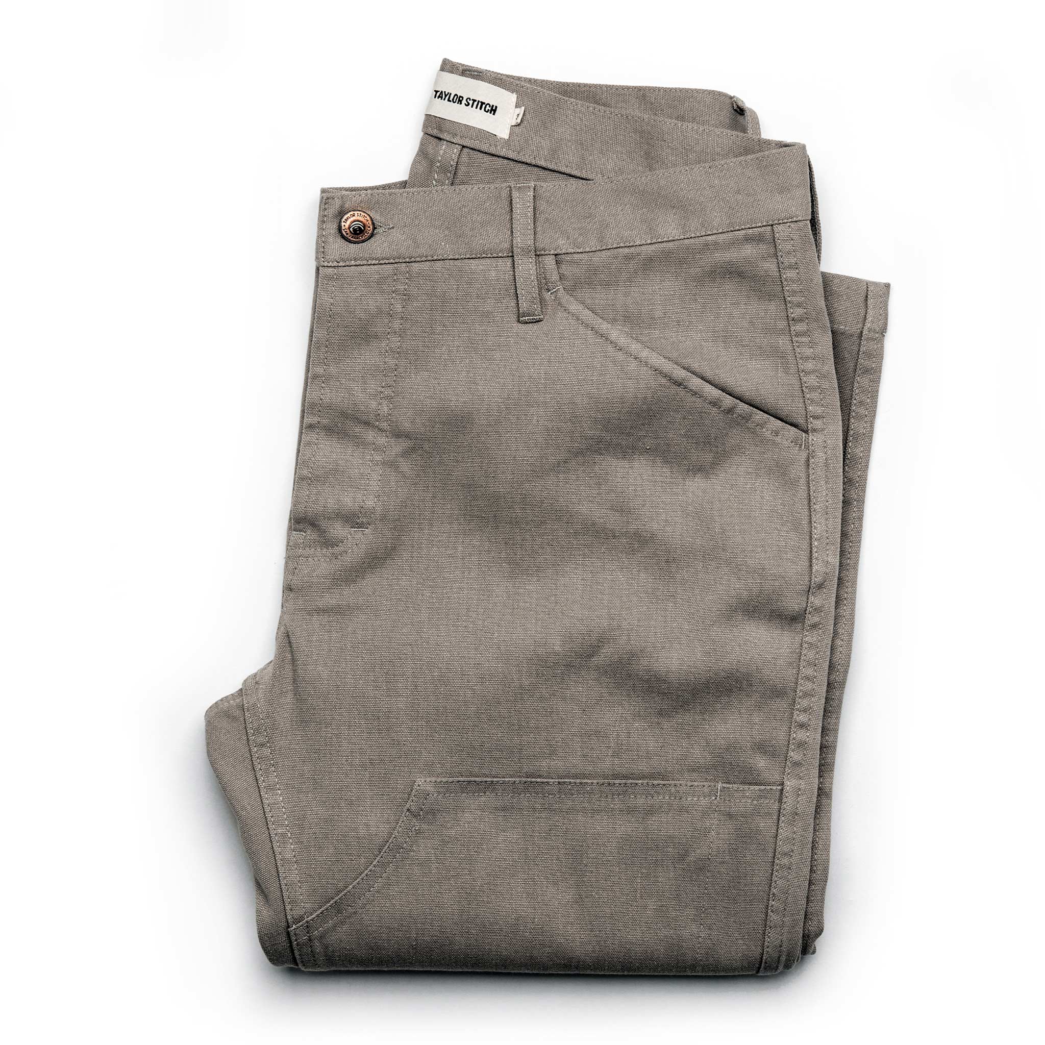 The Chore Pant in Ash Boss Duck: Featured Image, Bottoms by Taylor Stitch