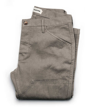 The Chore Pant in Ash Boss Duck: Featured Image, Bottoms by Taylor Stitch