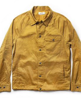 The Lombardi Jacket in Mustard Dry Wax: Featured Image, Outerwear by Taylor Stitch