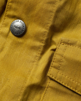 material shot of button, Outerwear by Taylor Stitch