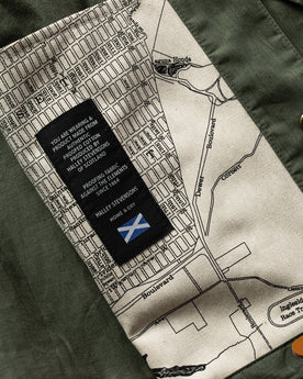 material shot of interior, Outerwear by Taylor Stitch