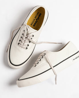 overhead flatlay, Footwear by Taylor Stitch
