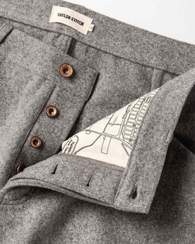 material shot of buttons, Bottoms by Taylor Stitch