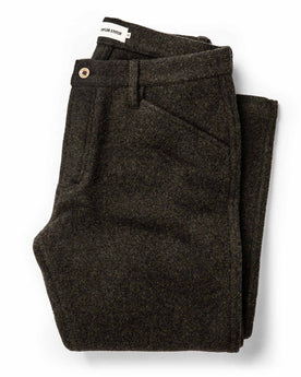 folded flatlay of pant front, Bottoms by Taylor Stitch