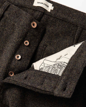 material shot of pocket, Bottoms by Taylor Stitch